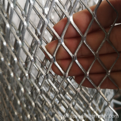 Aluminum Diamond Shape Raised Expanded Metal Mesh